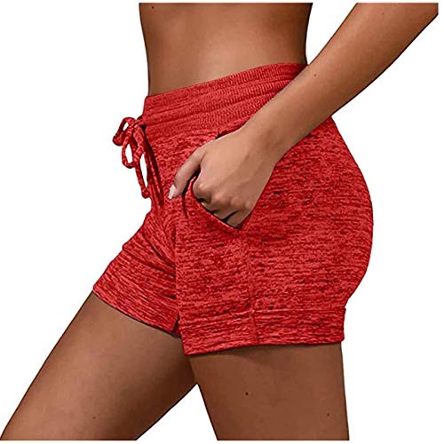 Skang Damen Sport Shorts Kurze Hose Laufshorts Jogginghose Sommer Sportshorts Atmungsaktiv Running Yoga Jogging Gym Shorts Fitness Sporthose Elastisch Freizeit Shorts von Skang