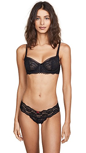 Skarlett Blue Damen Minx Ungefütterter Balconette-BH (Schwarz, 75E) von Skarlett Blue