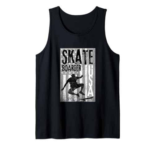 Skateboarder Skateboarding Skateboards Jugend Männer Frauen Kinder Tank Top von Skateboarder USA Skateboarding Apparel