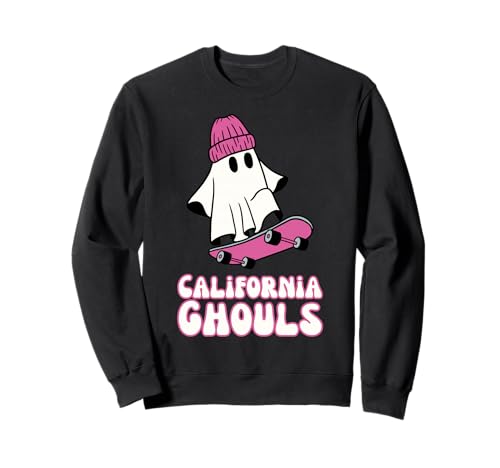 California Ghouls Skateboarder Halloween Skater Teen Girl Sweatshirt von Skateboarding Californian Ghouls Halloween Designs