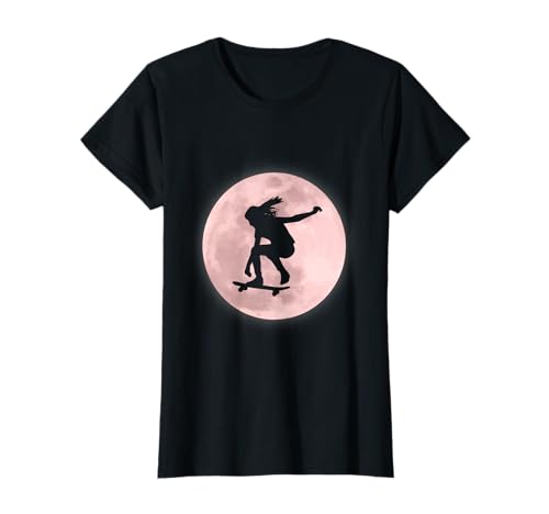 Skateboarding Damen Skaterin Skater Mädchen Skateboard T-Shirt von Skateboarding Geschenke Frauen Skateboard Zubehör