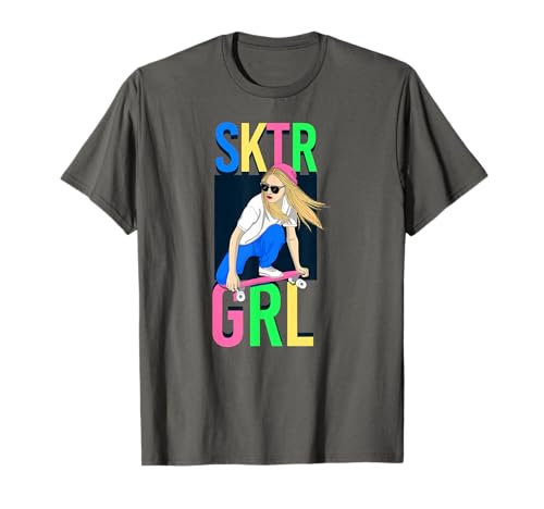 Skateboard Skater Mädchen Skater Mädchen T-Shirt von Skateboarding Skateboarder Skater Skate HD0