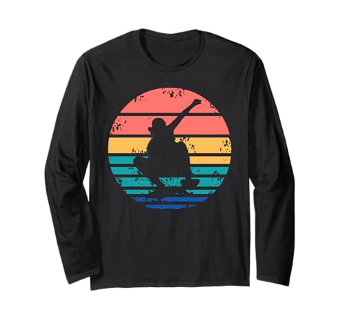 Retro Girls auf Rollen voller Power & Sonne Langarmshirt Retro Girls auf Rollen voller Power & Sonne Langarmshirt von Skaterinnen zeigen der Straße wie's geht