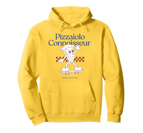 Pizzaiolo Kenner Lustige Pizza auf Skateboard Herren Teen Boy Pullover Hoodie von Skating Pizza for Men Women Boys Girls Teens Dads