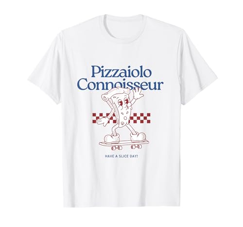 Pizzaiolo Kenner Lustige Pizza auf Skateboard Herren Teen Boy T-Shirt von Skating Pizza for Men Women Boys Girls Teens Dads