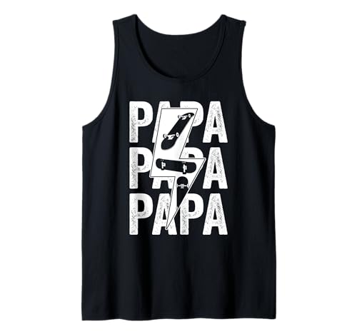 Herren Skater Papa Vater Skateboard Tank Top Herren Skater Papa Vater Skateboard Tank Top von Skating Skater Skate Skateboarder Skateboard