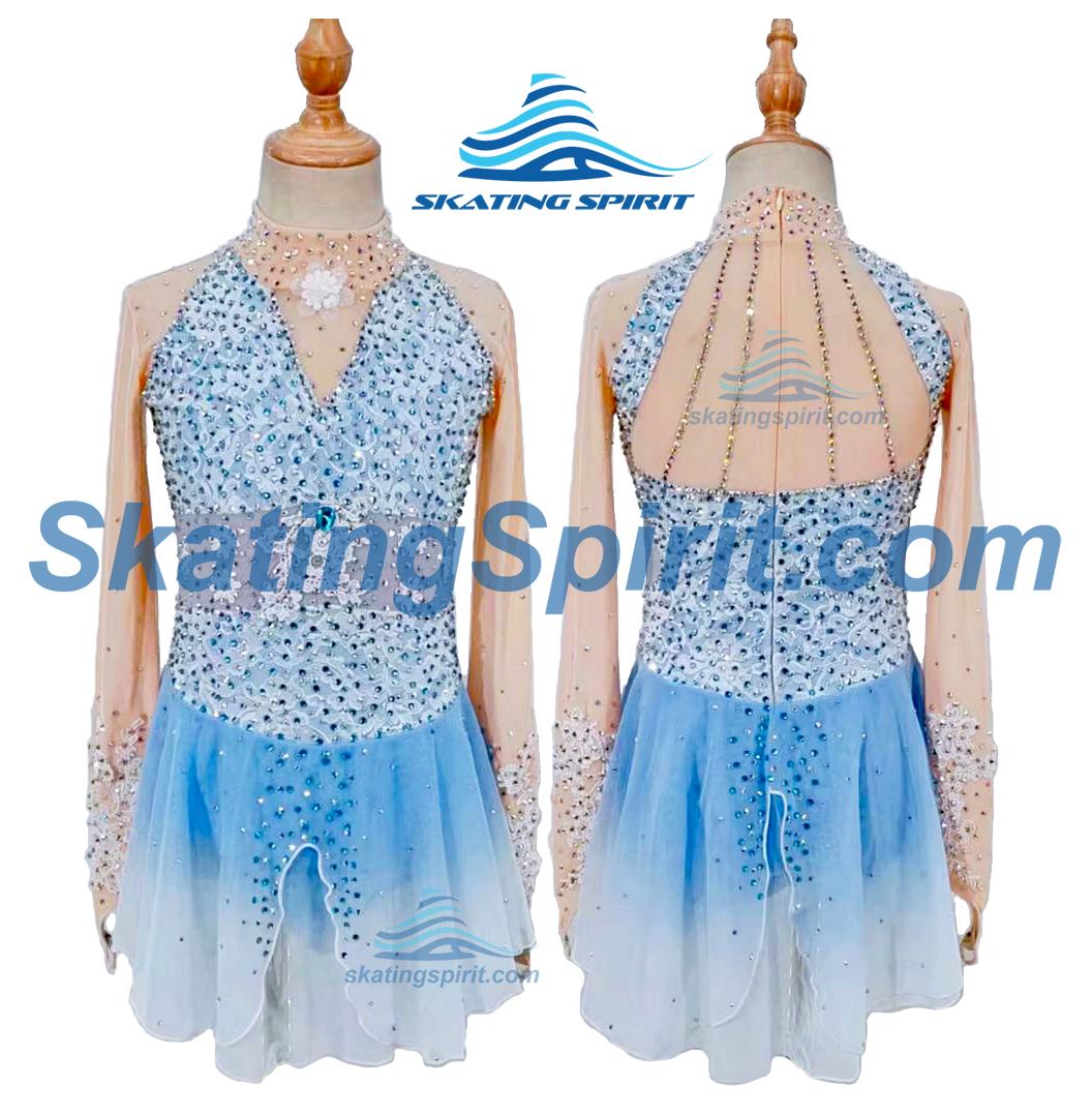 Maßgeschneidertes Mädchen Und Damen Eiskunstlaufkleid, Tanzkostüm - Sd228 von SkatingSpirit