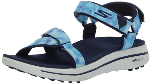 Skechers Damen Arch Fit Golf-Sandalen ohne Spikes Sneaker, Blue Splash, 40 EU von Skechers