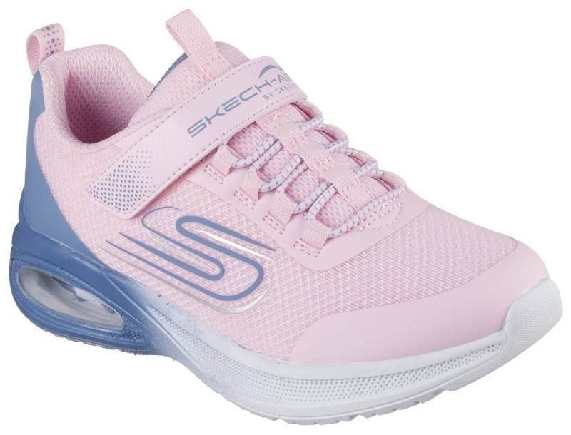 Skechers Kids MICROSPEC MAX ADVANCE Sneaker, Slip-OnSneaker, Klettverschluss,S-Logo, Größenschablone zum Download von Skechers Kids