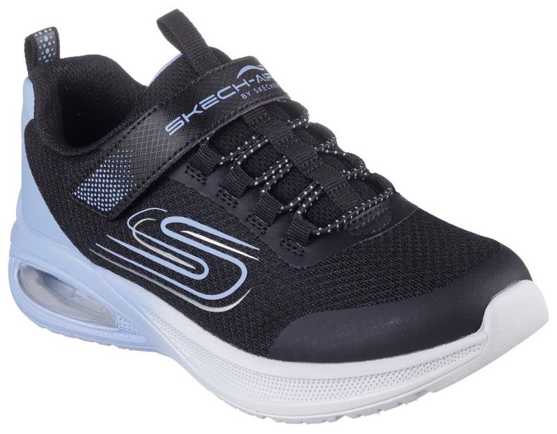 Skechers Kids MICROSPEC MAX ADVANCE Sneaker, Slip-OnSneaker, Klettverschluss,S-Logo, Größenschablone zum Download von Skechers Kids