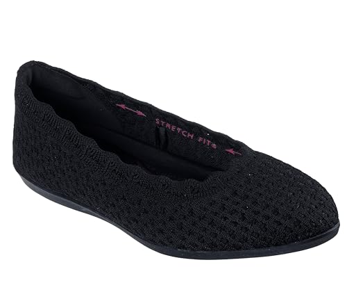 Skechers Modern Comfort Women's Damen Cleo-Walk Ballerinas, Schwarz, 37.5 EU von Skechers Modern Comfort Women's