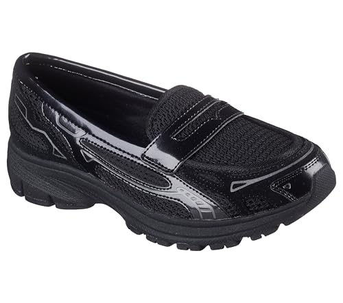 Skechers Modern Comfort Women's Damen VAR-City Collegeschuh (Loafer), Schwarz, 35 EU von Skechers Modern Comfort Women's