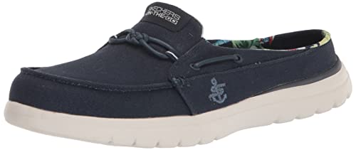 Skechers Damen On-The-go Flex-Salzwasser Bootsschuh, Marineblau, 39 EU Schmal von Skechers