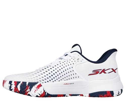 Skechers Performance Herren Skechers Viper Court Elite Sneaker, weiß, 42.5 EU Skechers Performance Herren Skechers Viper Court Elite Sneaker, weiß, 42.5 EU von Skechers Performance