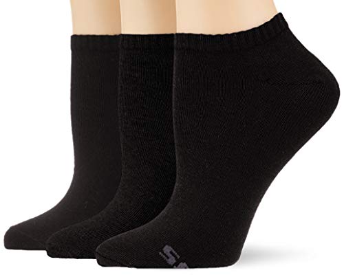 Skechers Socks Damen Sk43007 Füßlinge, Schwarz (Black 9999), (Herstellergröße: 35/38) (3er Pack) von Skechers