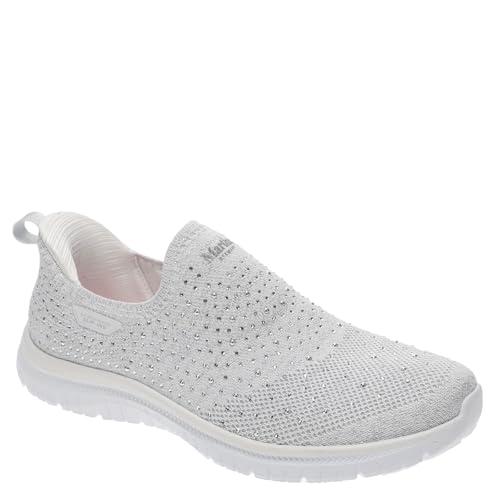 Skechers Sport Damen Virtue Martha Stewart Hands Free Slip-ins Sneaker, White/Silver=WSL, 39 EU Skechers Sport Damen Virtue Martha Stewart Hands Free Slip-ins Sneaker, White/Silver=WSL, 39 EU von Skechers Sport