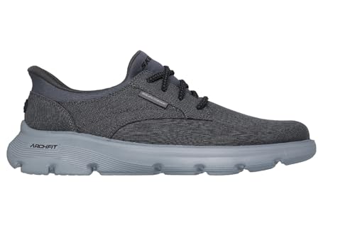 Skechers USA Men's Arch Fit Garza-Thaddeus Bungee, Char (Anthrazit), 41 EU von Skechers USA Men's