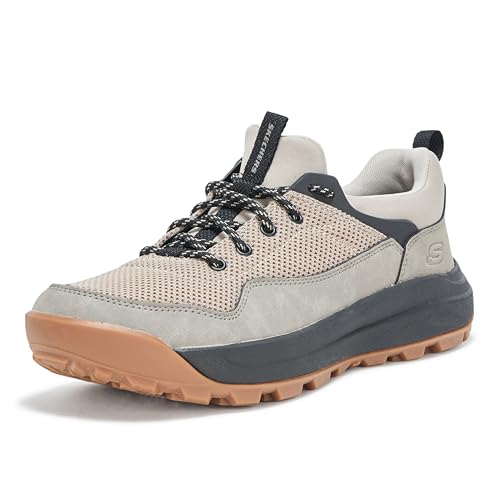 Skechers USA Men's Cambert-Herder Sneaker, Cement, 43 EU Skechers USA Men's Cambert-Herder Sneaker, Cement, 43 EU von Skechers USA Men's