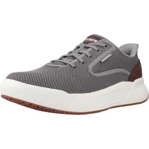Skechers USA Men's Cyrus-Shaw Sneaker, Grau, 43 EU von Skechers USA Men's