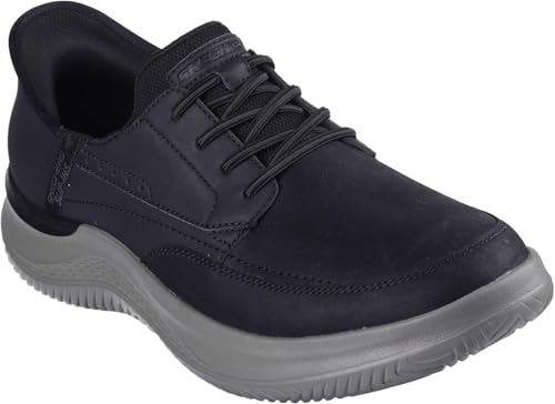 Skechers USA Men's Herren Hasting Rory Sneaker, Black Synthetic/Leather, 41.5 EU von Skechers USA Men's