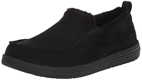 Skechers Herren Melson Slipper Hausschuh, schwarz, 39.5 EU von Skechers