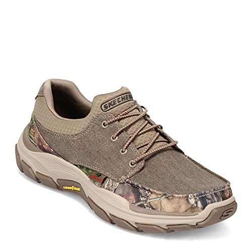 Skechers Herren Respected-Loleto Moc Toe Bungee Lace Slip On, Camo, 40 EU von Skechers