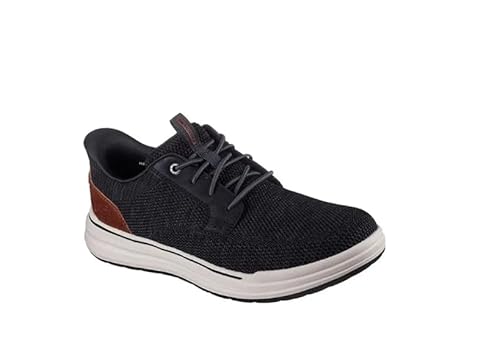 Skechers USA Men's Herren Sterling-Ramone Bungee, Schwarz, 44.5 EU X-Weit von Skechers USA Men's