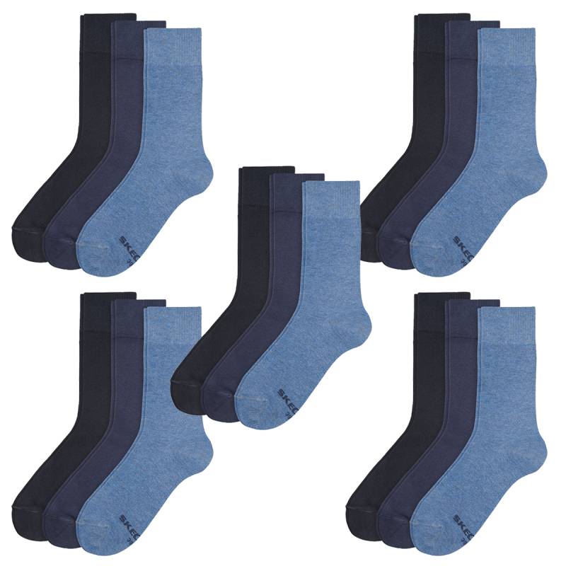 15 Paar Skechers Herren Sportsocken Crew Socken SK41007 15 Paar Skechers Herren Sportsocken Crew Socken SK41007 von Skechers