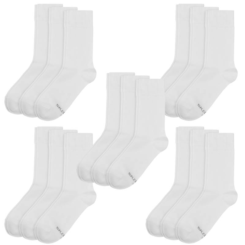 15 Paar Skechers Herren Sportsocken Crew Socken SK41007 15 Paar Skechers Herren Sportsocken Crew Socken SK41007 von Skechers