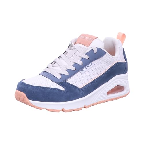 177105 Uno Blue Suede/ White Du Gr. 36 von Skechers