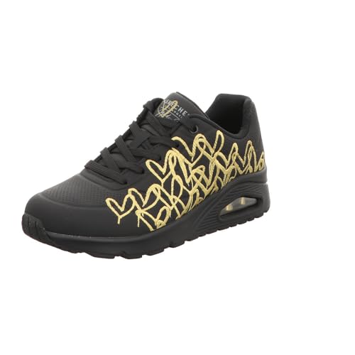 177975 UNO - GOLDEN HEART Schwarz Gr. 41 von Skechers