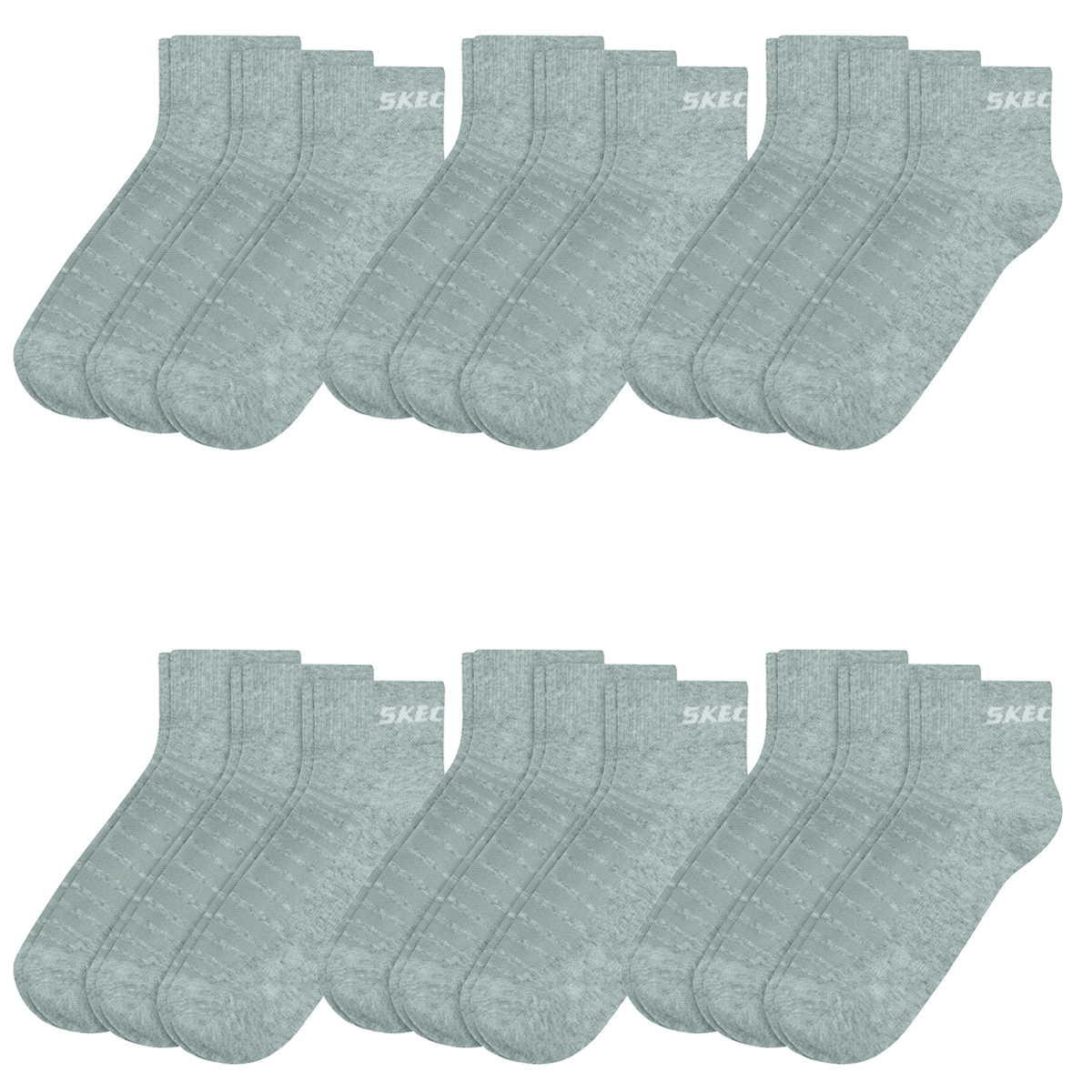 18 Paar Skechers Unisex Quarter Socken SK42017 von Skechers