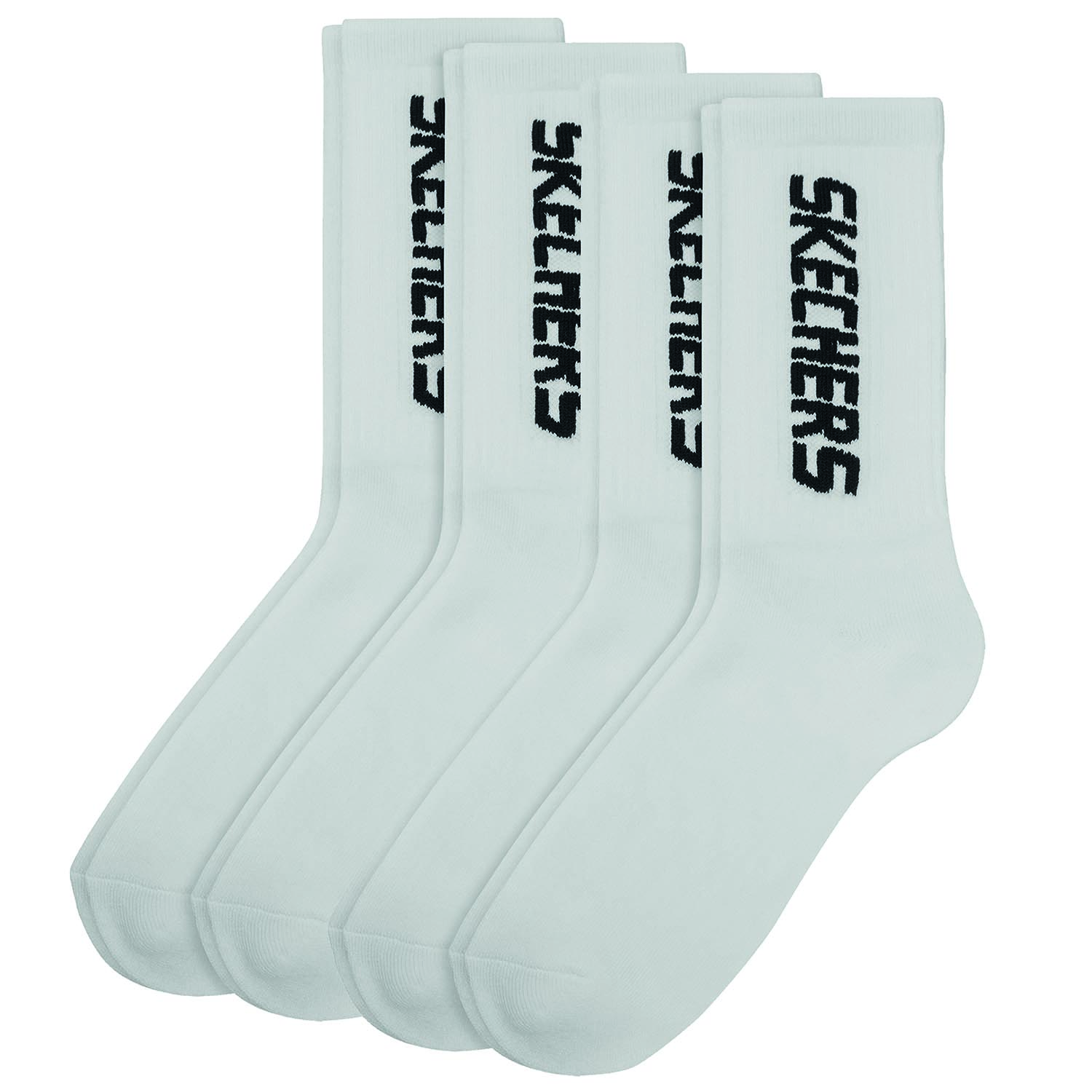 4 Paar Skechers Unisex Sportsocken Tennissocken cushioned line Socken SK41042 von Skechers