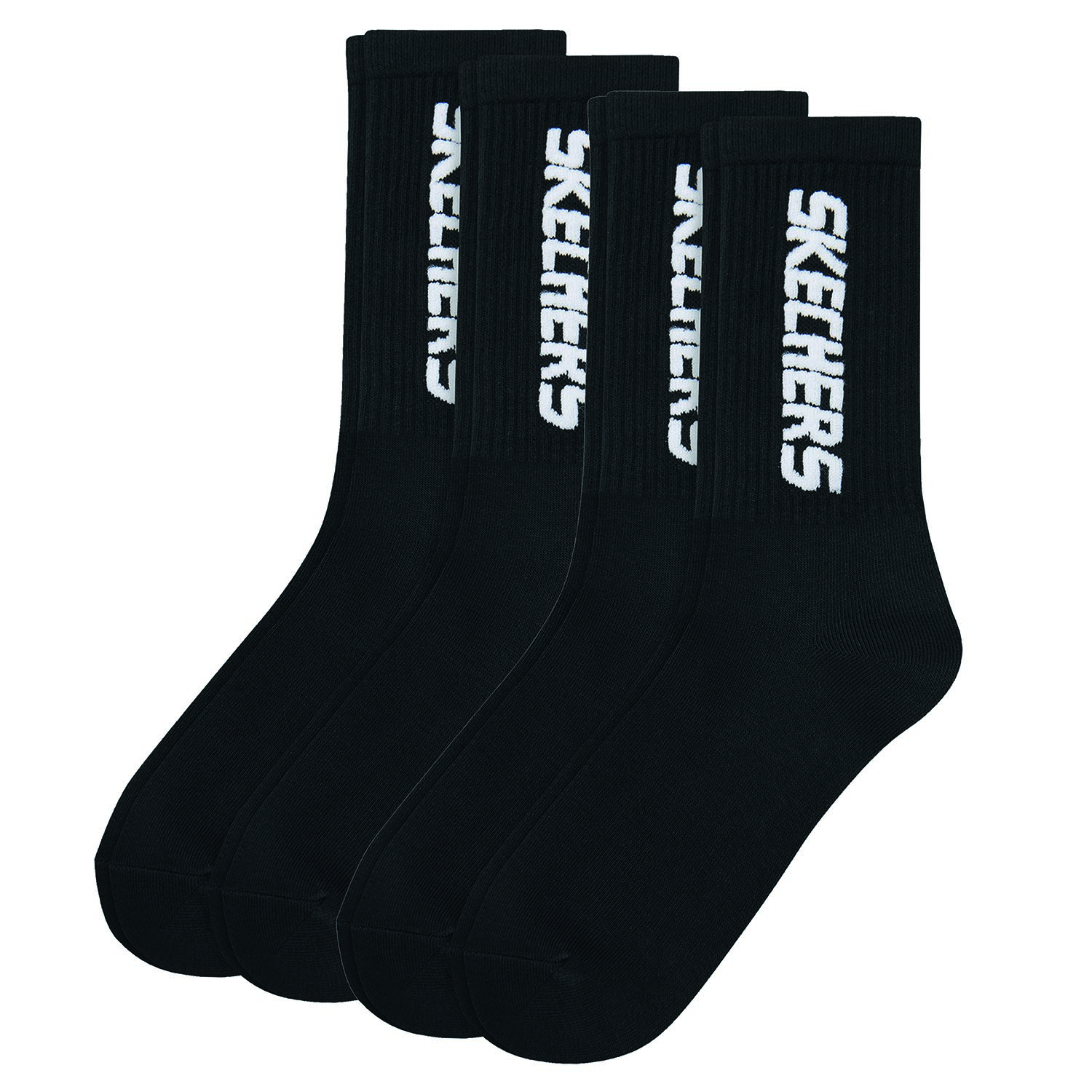 4 Paar Skechers Unisex Sportsocken Tennissocken cushioned line Socken SK41042 von Skechers