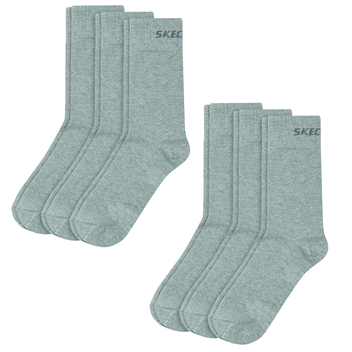 6 Paar Skechers Unisex Basic Socken SK41040 von Skechers