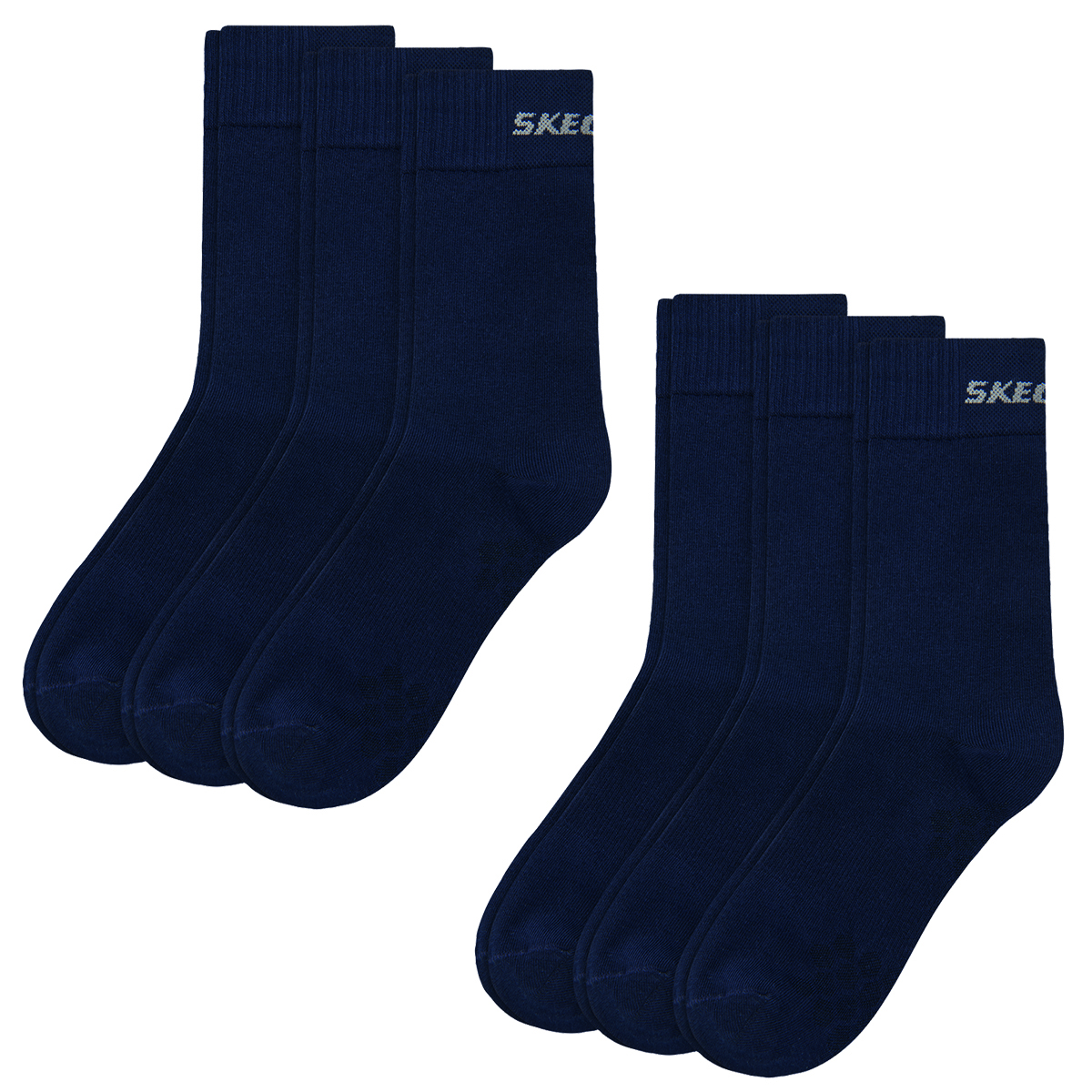 6 Paar Skechers Unisex Basic Socken SK41040 von Skechers