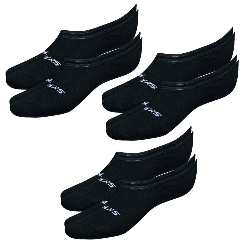 6 Paar Skechers Unisex Footies Mesh Ventilation Socken SK44008 von Skechers