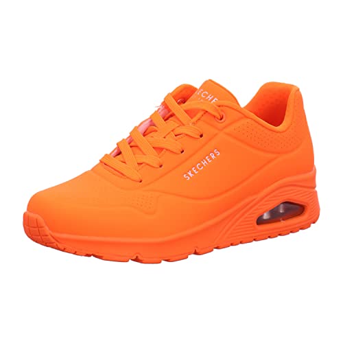 Skecher Street UNO Night Shades Sneakers Damen 73667 neon orange, Schuhgröße:42 EU von Skechers