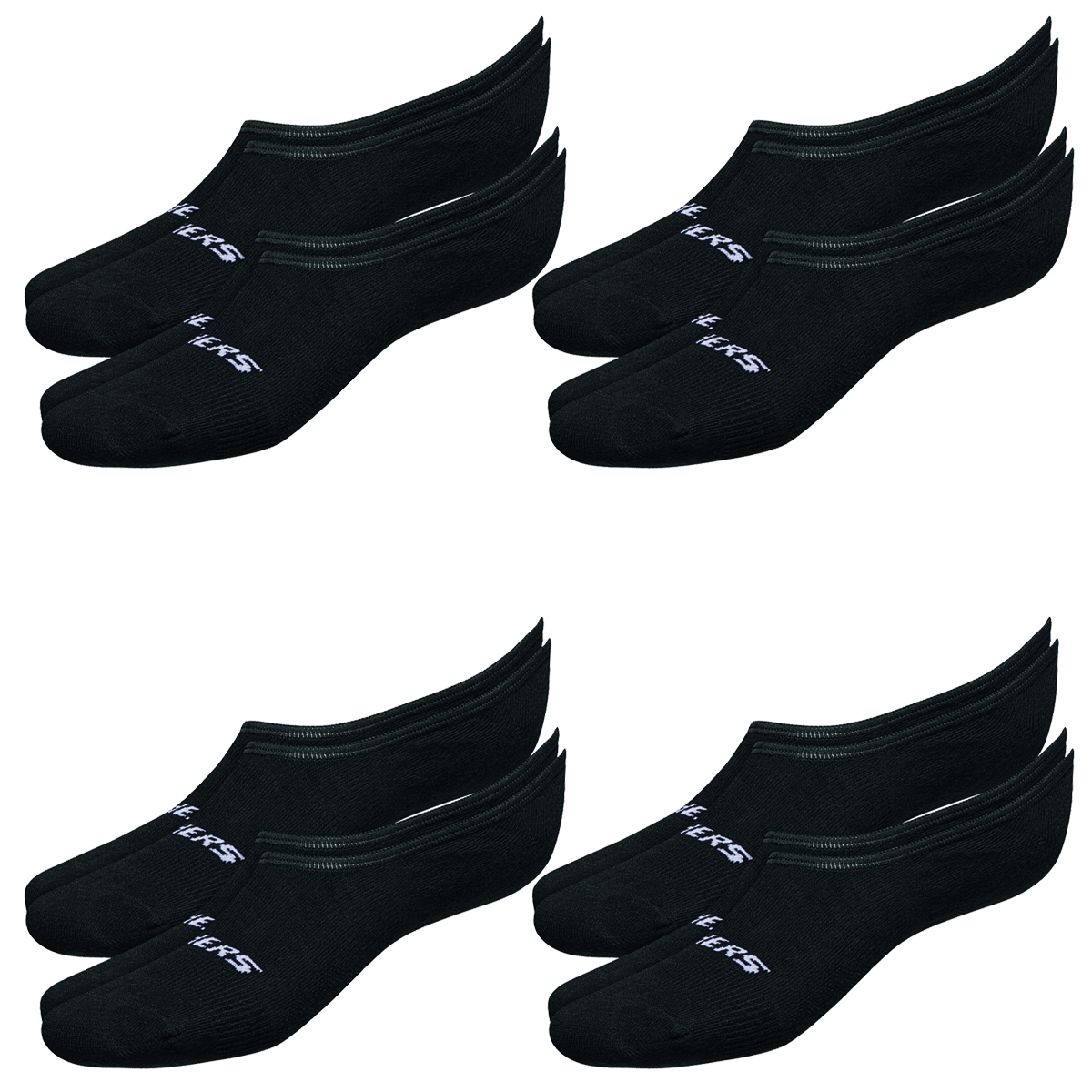 8 Paar Skechers Unisex Footies Mesh Ventilation Socken SK44008 von Skechers