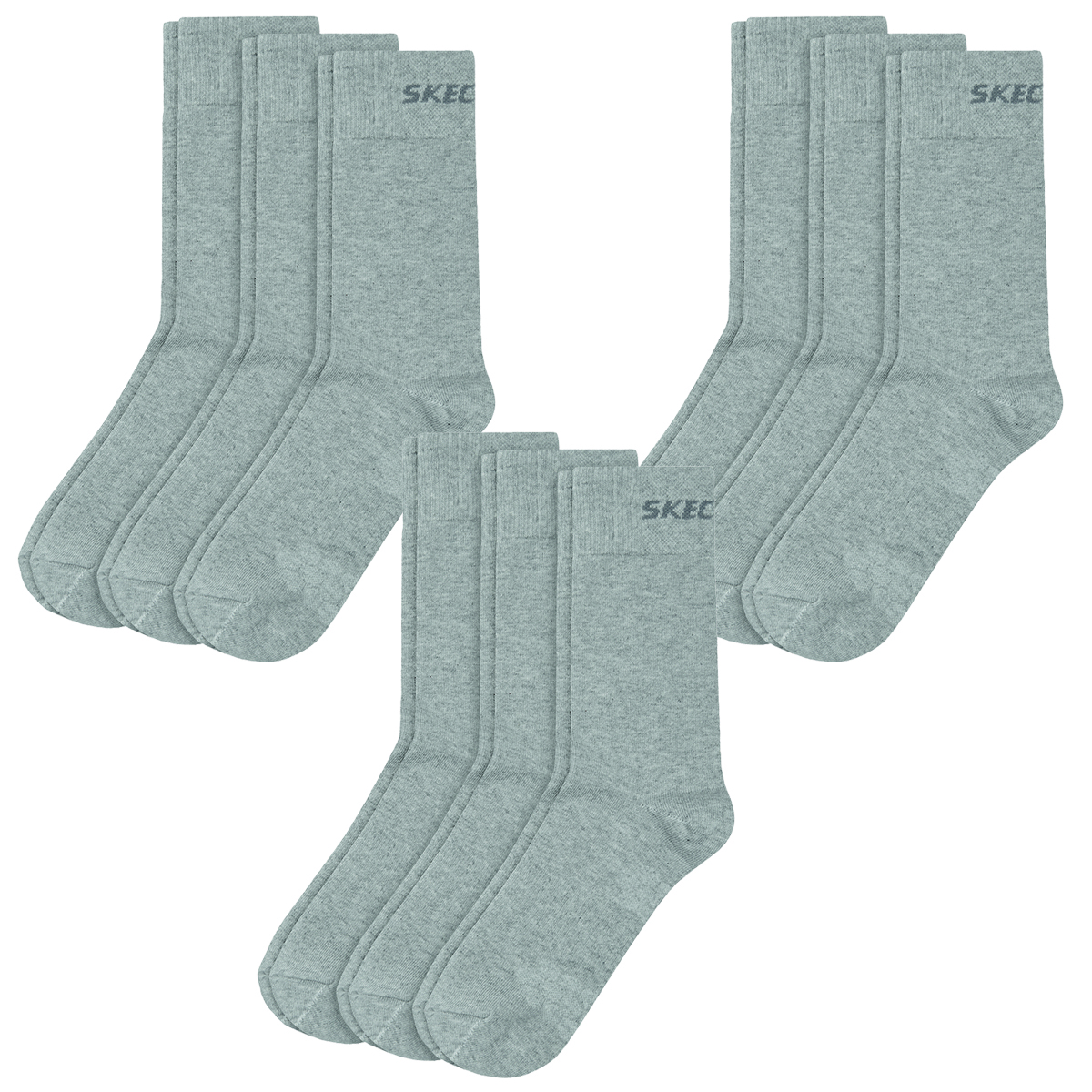 9 Paar Skechers Unisex Basic Socken SK41040 von Skechers
