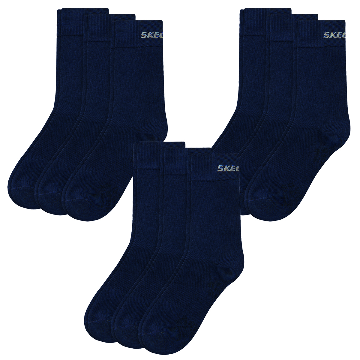 9 Paar Skechers Unisex Basic Socken SK41040 von Skechers