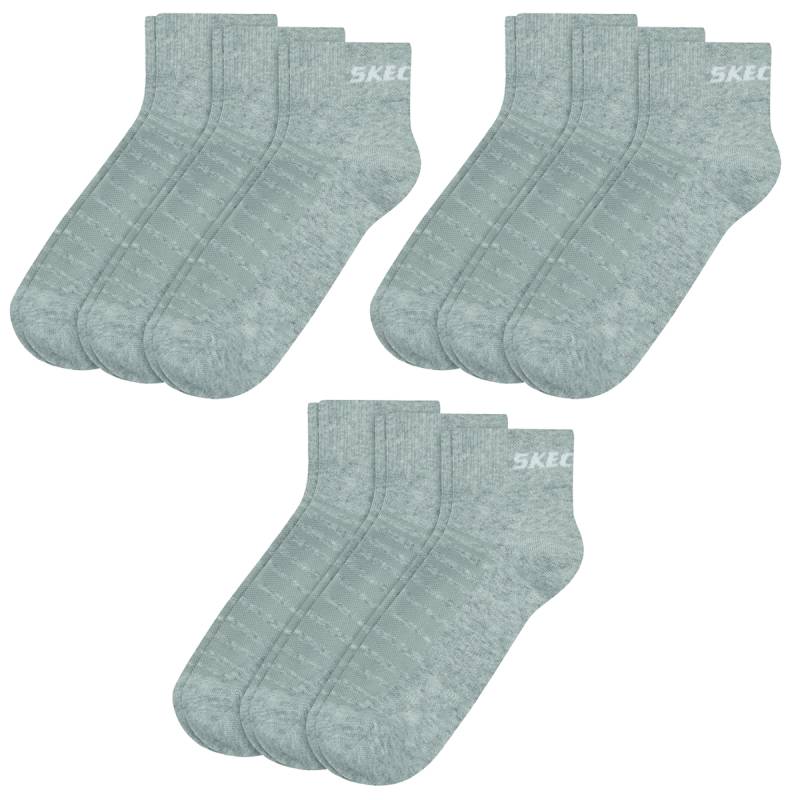 9 Paar Skechers Unisex Quarter Socken SK42017 von Skechers