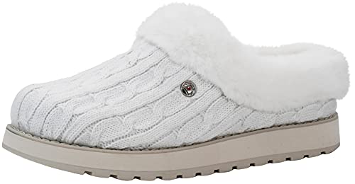 BOBS from Skechers Women's Keepsakes Ice Angel Slipper, White, 10 M US von Skechers