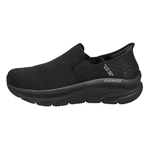 Skechers Herren D'lux Walker Orford Slip-in Slipper, Schwarz/Schwarz, 42 EU von Skechers