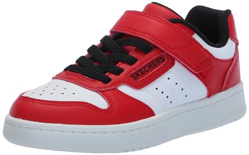 Kinder Sneaker Quick Street Rot/Weiß Größe 33 EU von Skechers