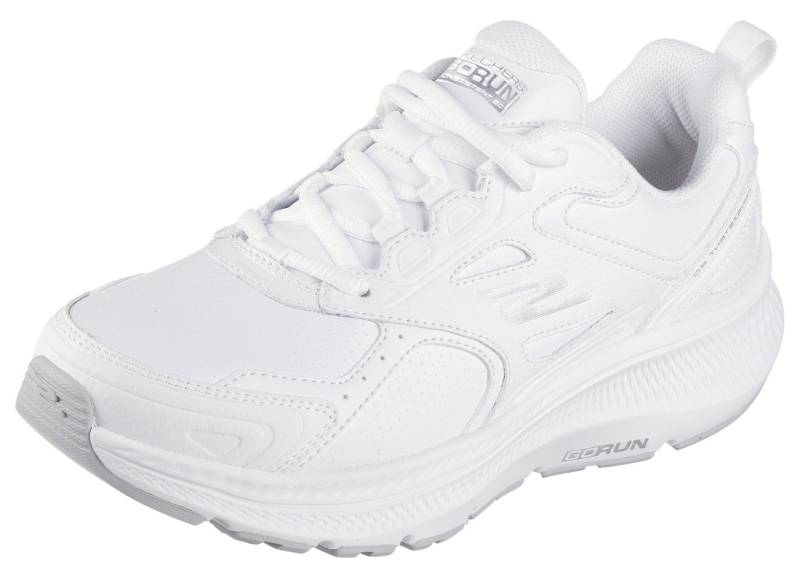 SKECHERS, sportliche Damen-Sneaker, aus Leder, Weiss, Größe 37 von Skechers