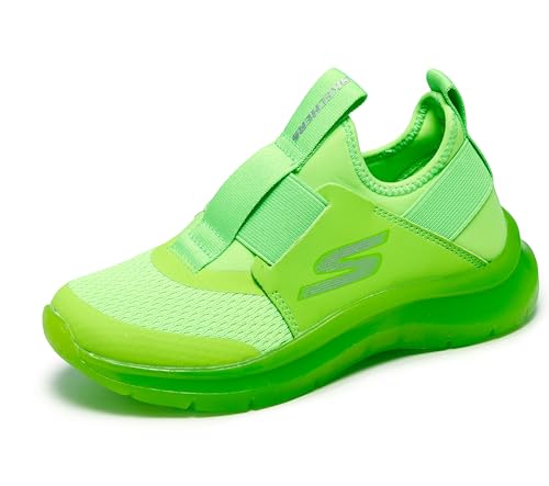 SKECHERS Boy's Skech Fast Ice Sneaker, Limette, 6.5 Big Kid von Skechers