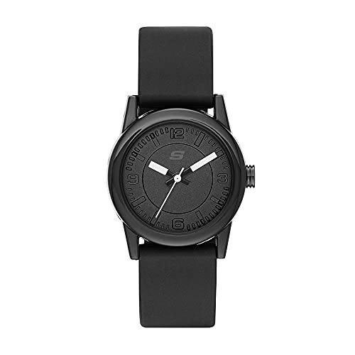 SKECHERS Damen Analog Quartz Uhr mit Silicone Armband SR6028 von Skechers