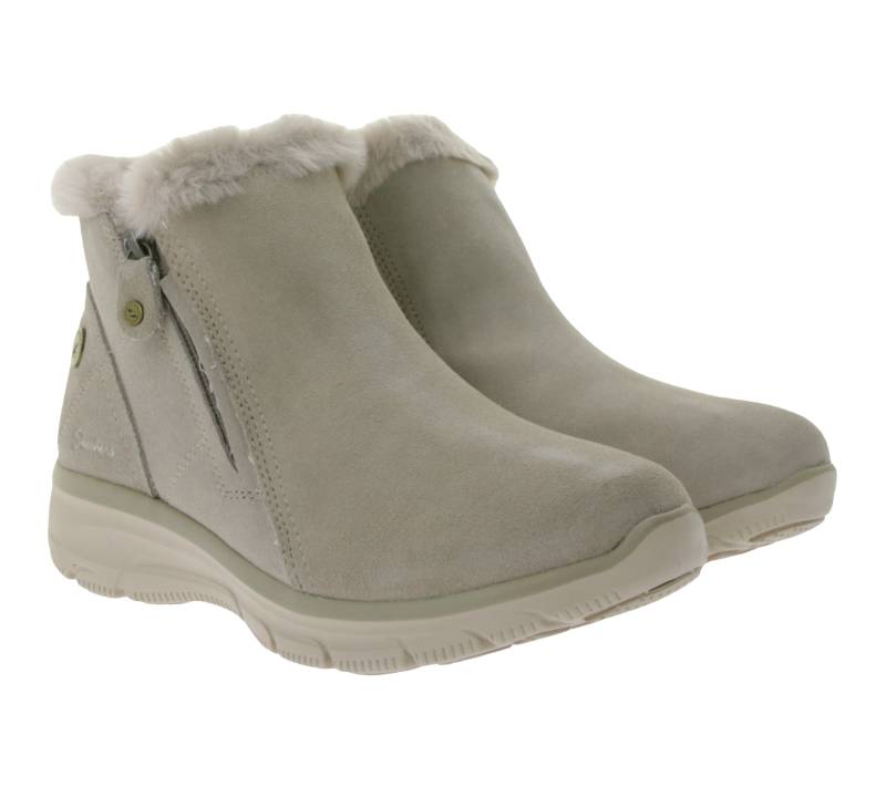 SKECHERS Damen Easy Going High Zip 2 Ankle-Boots mit Air-Cooled Memory-Foam Winter-Schuhe Waterproofed 168042 Beige SKECHERS Damen Easy Going High Zip 2 Ankle-Boots mit Air-Cooled Memory-Foam Winter-Schuhe Waterproofed 168042 Beige von Skechers