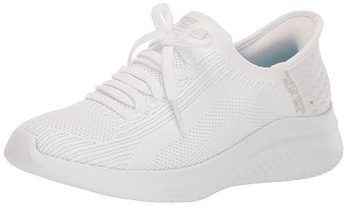 Skechers Martha Stewart Ultra Flex 3.0 Slip-ins-Daylight Sneaker für Damen, Weiss/opulenter Garten, 37 EU von Skechers